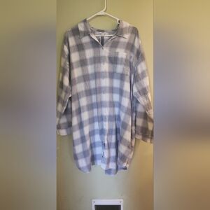 Sonoma Plaid Pajama Shirt